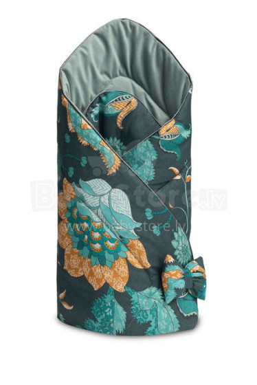 Baby Nest Cone Wrap VELVET PARADISE EMERALD 75x75