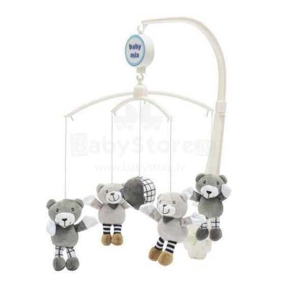 53096 CAROUSEL LITTLE BEARS GRAY