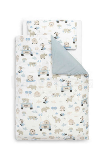 TWO-ELEMENT YEAR-ROUND BEDDING 100X135, 60x40 ZOO JEANS