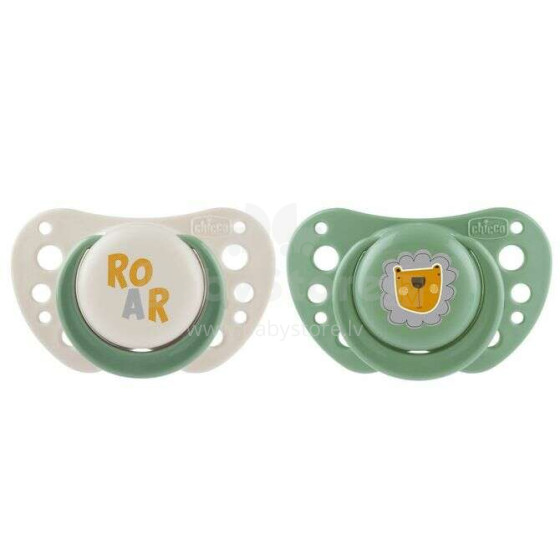 171514 PF AIR SILICONE pacifier 2-6M 2PCS GREEN