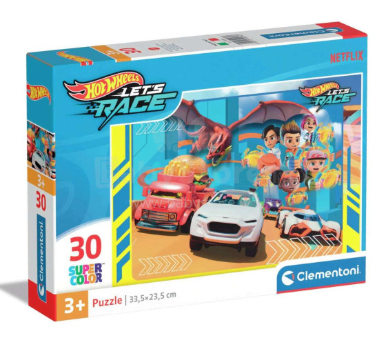 Clementoni Puzle Hotwheels Art.20284 Puzle  ,30 gab