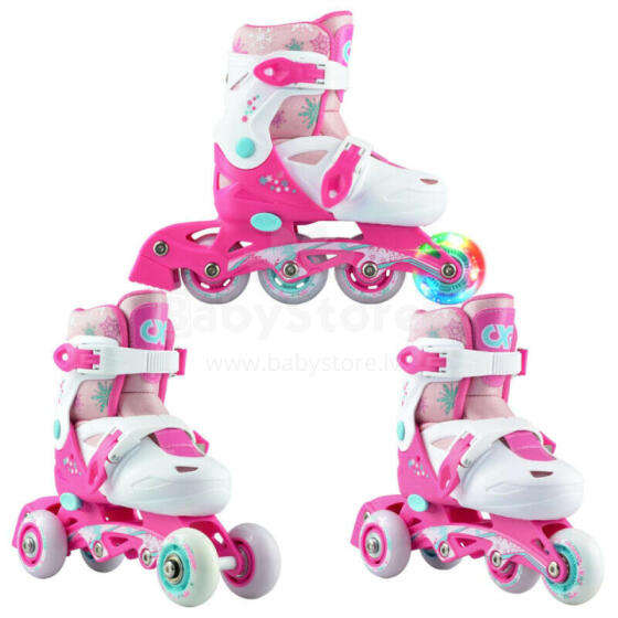 Ролики 3in1 Croxer Missy LED, 31-34