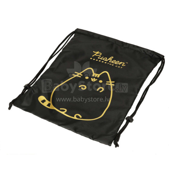 Ikonka Art.KX3764_1 Pusheen Gold children's shoe bag