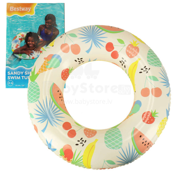 Ikonka Art.KX4008_1 BESTWAY 36014 Fruit inflatable swimming circle