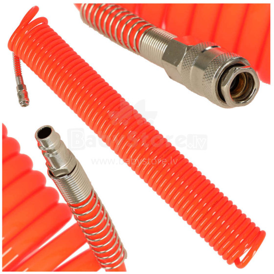 Ikonka Art.KX4725 Compressor spiral air hose 12mm 15m