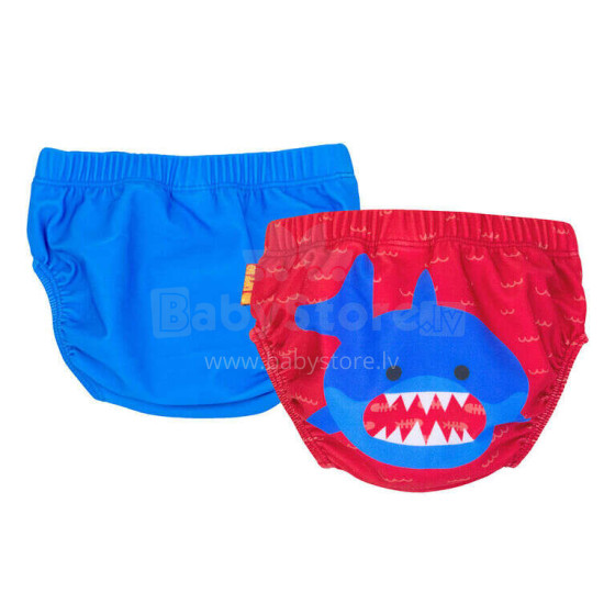 Zoocchini Swim Diaper Art.Z0012112 Sherman Shark Biksītes peldēšanai,2 gab