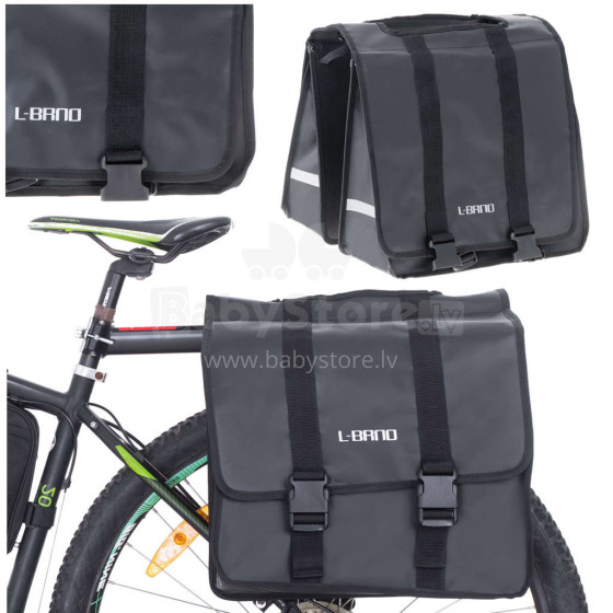 Ikonka Art.KX5071 L-BRNO double side pannier bag for bicycle rack