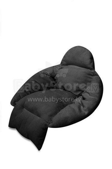 Ikonka Art.KX3949 Stork's nest cushion black