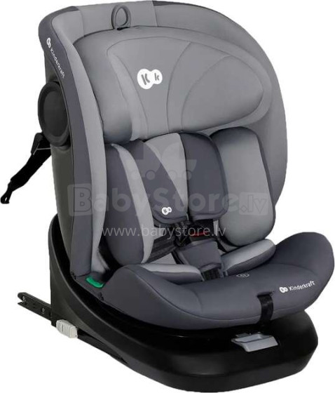 KinderKraft I-Grow I-Size Art.KCIGRO00GRY0000 Grey  Juoda vaikiška automobilinė kėdutė 0-36kg