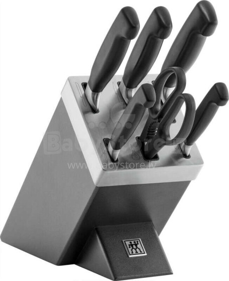 ZWILLING FOUR STAR 35148-507-0 Virtuves nažu un galda piederumu komplekts, 7 gab. Pelēks