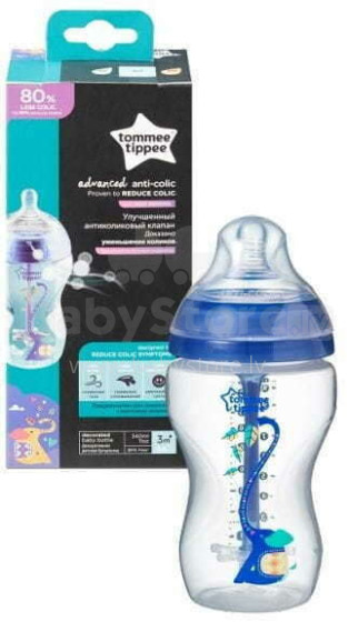 225788 BOTTLE 340 ML. Anti-colic BOY ADVANCE Tommee Tippee