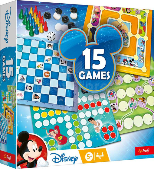 TREFL DISNEY Set of 15in1 games