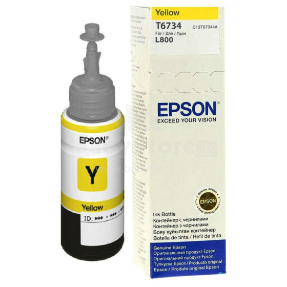 Epson T6734 Yellow tintes pudele 70ml