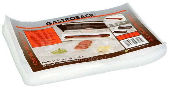 Gastroback 46115 Vaccum Sealer Bags 20x30cm