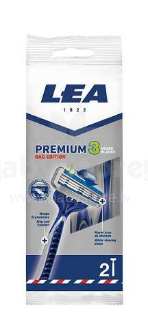 Premium 3 Blade Disposable Razor Bag Edition 2p