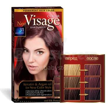 Hair Color Visage 31 Mahagony