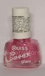 Лак Quiss 3D Shimmer Glam 6мл №01