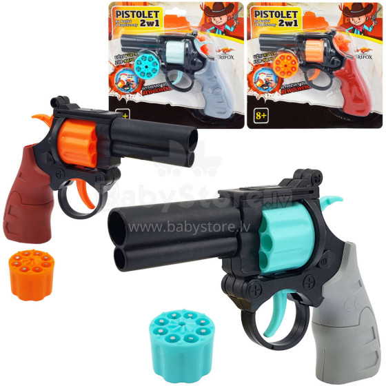 2in1 CAP and BALL PISTOL