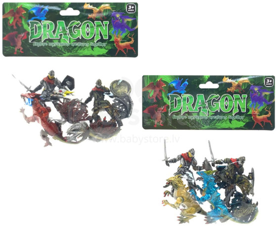 KNIGHTS AND DRAGONS FIGURE SET