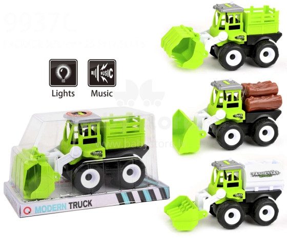 AGRICULTURAL VEHICLE WITH SOUND AND LIGHT