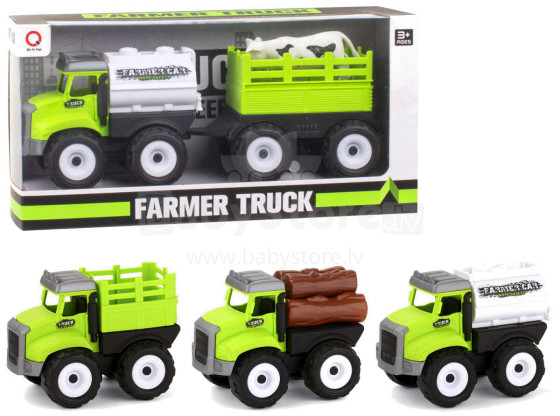 AGRICULTURAL VEHICLE WITH TRAILER