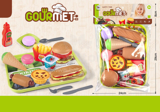 GROCERY PRODUCTS ON TRAY