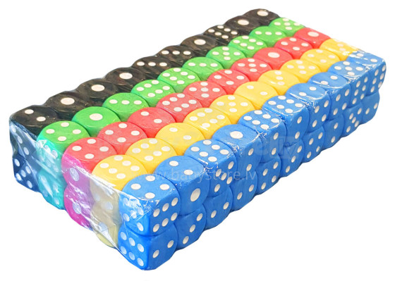 COLOR CUBE 1.6mm 5 COLORS 100 PCS