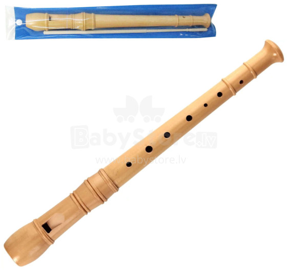 WOODEN FLUTE WITH MASH