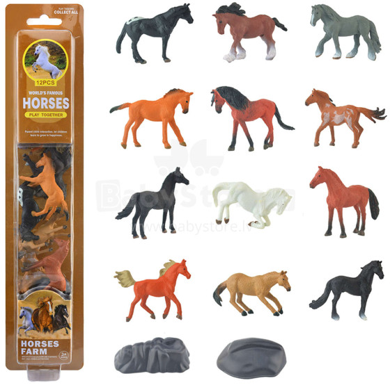 HORSE SET 12PCS