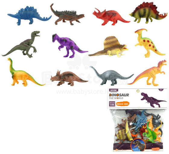 DINOSAURS 12 PIECES