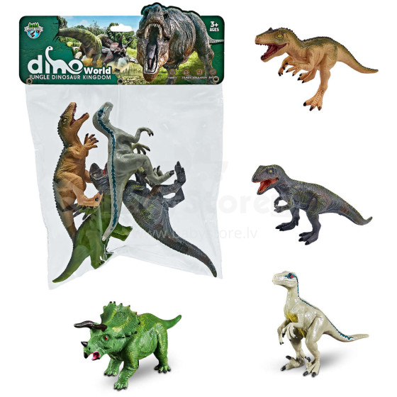 DINOSAURS 4 PIECES