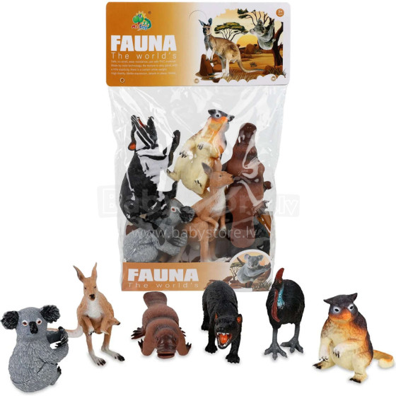 ANIMALS ZOO AUSTRALIA 6 PIECES