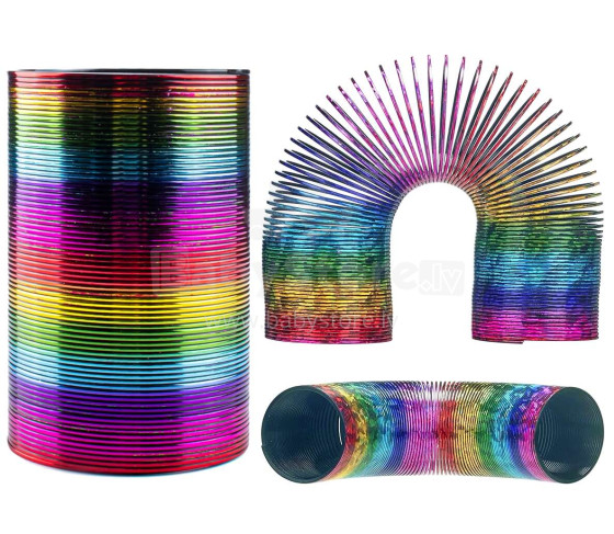 LARGE METALLIZED RAINBOW SPRING