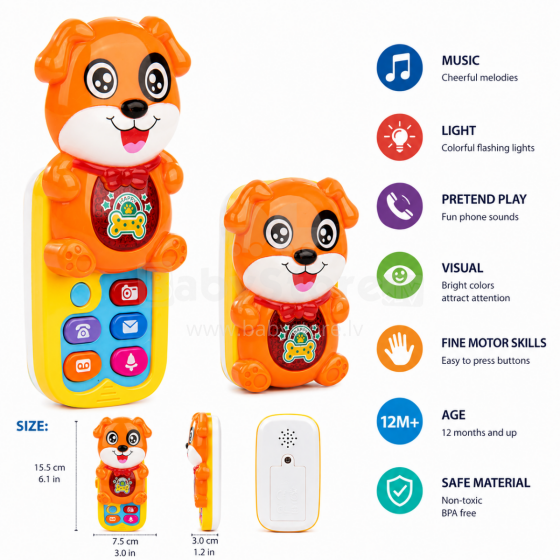 I-Toys Musical Telephone Art.173142 Музыкальный игрушечный телефон