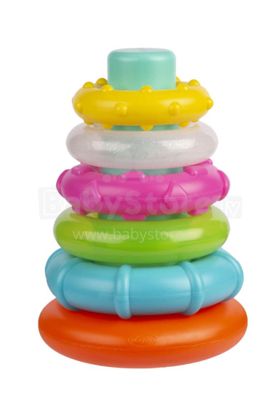 PLAYGRO rotaļlieta  piramīda -zobgrauzis Sort And Stack, 4088543