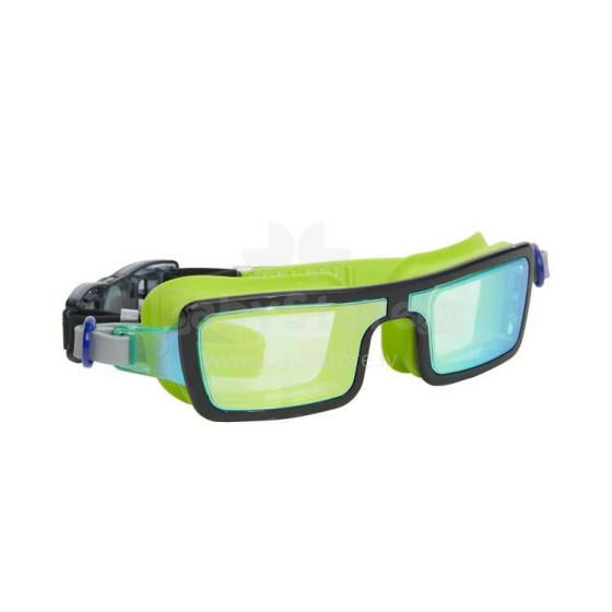 Laser Lime Electric 80's Swim goggles, Bling2O