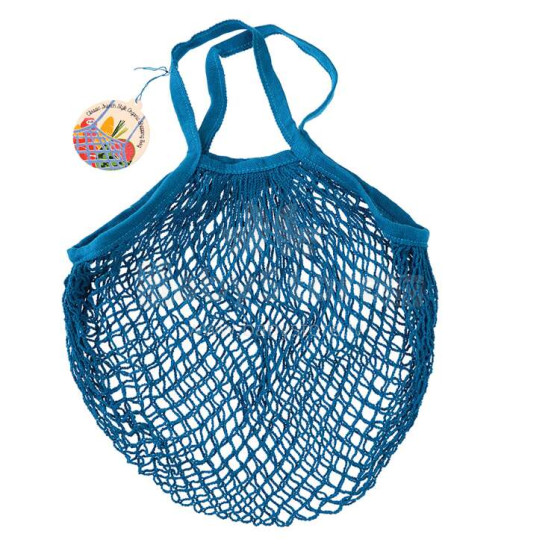 Greek Blue Organic Cotton Net Bag, Rex London