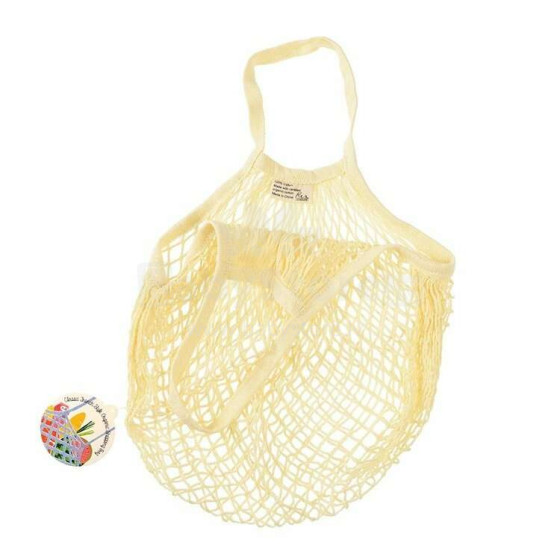 Cream Organic Cotton Net Bag, Rex London