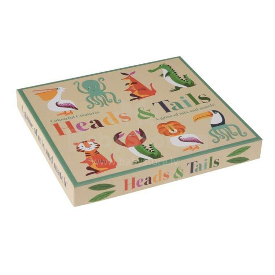 Colourful Creatures Heads And Tails Game, Rex London