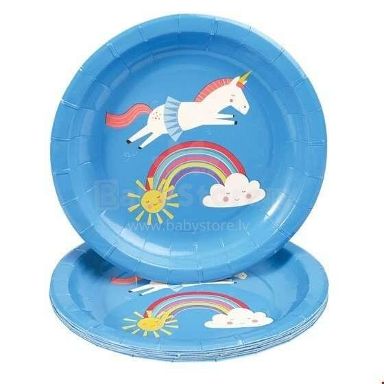 Magical unicorn paper plates, Rex London