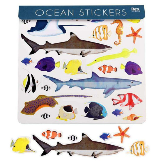 Ocean Stickers (3 Sheets), Rex London
