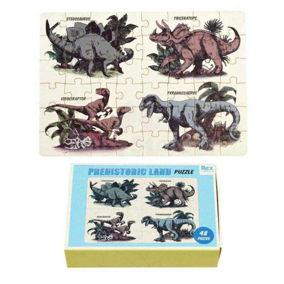 Prehistoric Land Matchbox Puzzle, Rex London