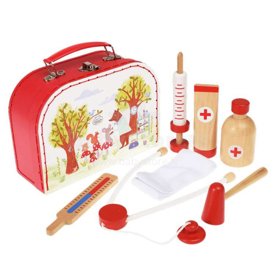 Woodland Friends Wooden Doctor's Play Set, Rex London