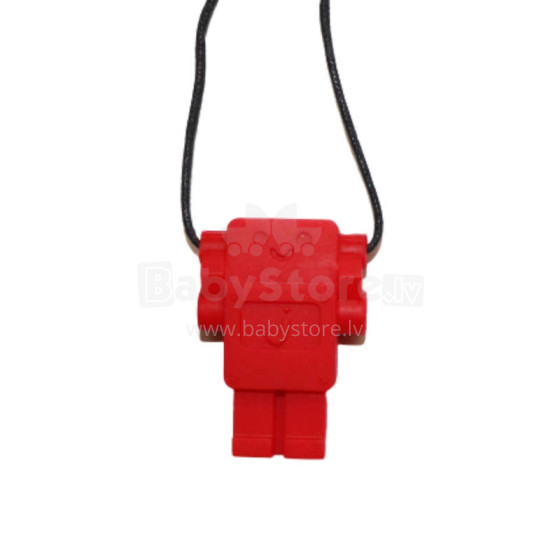 Robot Pendant, Red, Jellystone Design