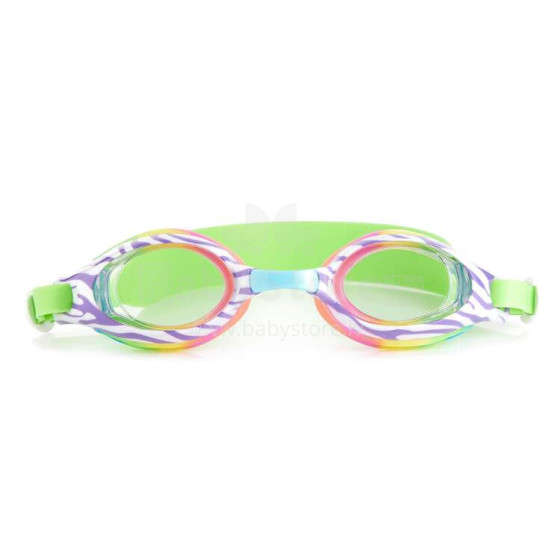 Swimming goggles for kids, Rainbow Zebra, Aqua2ude