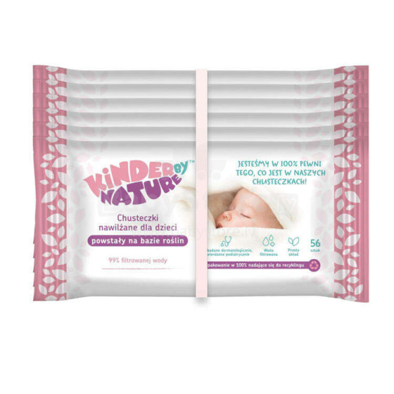 Kinder by Nature wet wipe, 6 pack (336 pcs.)