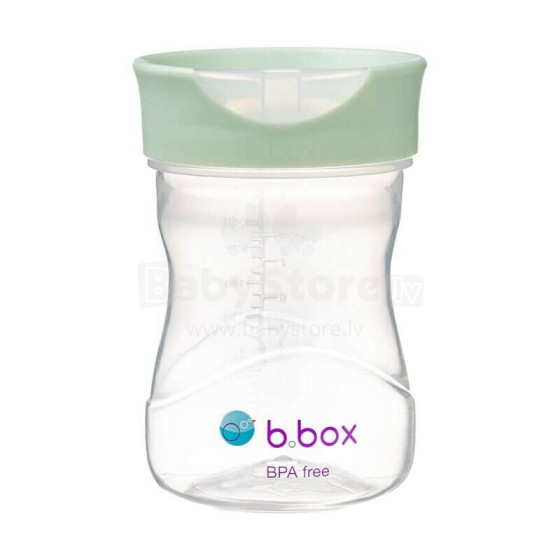 Training cup, 240 ml, sage, b.box