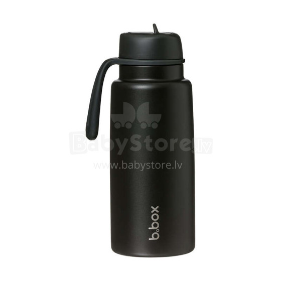 Insulated Flip Top Bottle – stainless steel, 1l thermos Deep Space, b.box