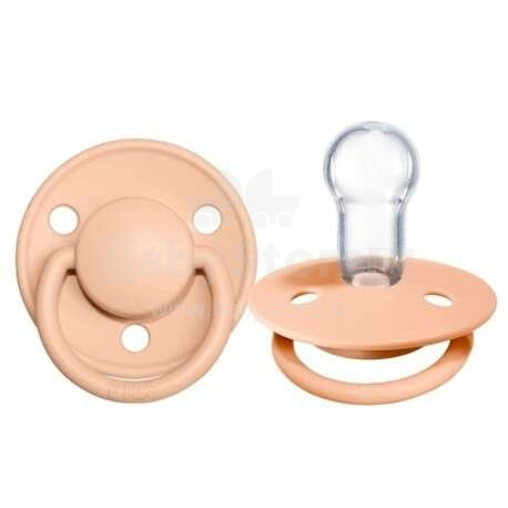 1010265 silicone pacifer DE LUX PEACH SUNSET 0-36