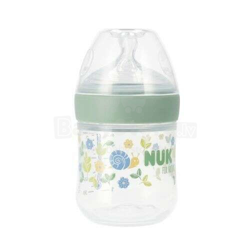 1182 PP BOTTLE 150ML SILICONE TEAT NATURE GREEN 529102, 743076